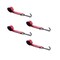 Tie 4 Safe 2" x 10' Lasso Strap w/ Mini J Hook for Towing Wrecker Trailer Tie Down Red, 4PK TWS65-5210-J-R-4 - alternate 1